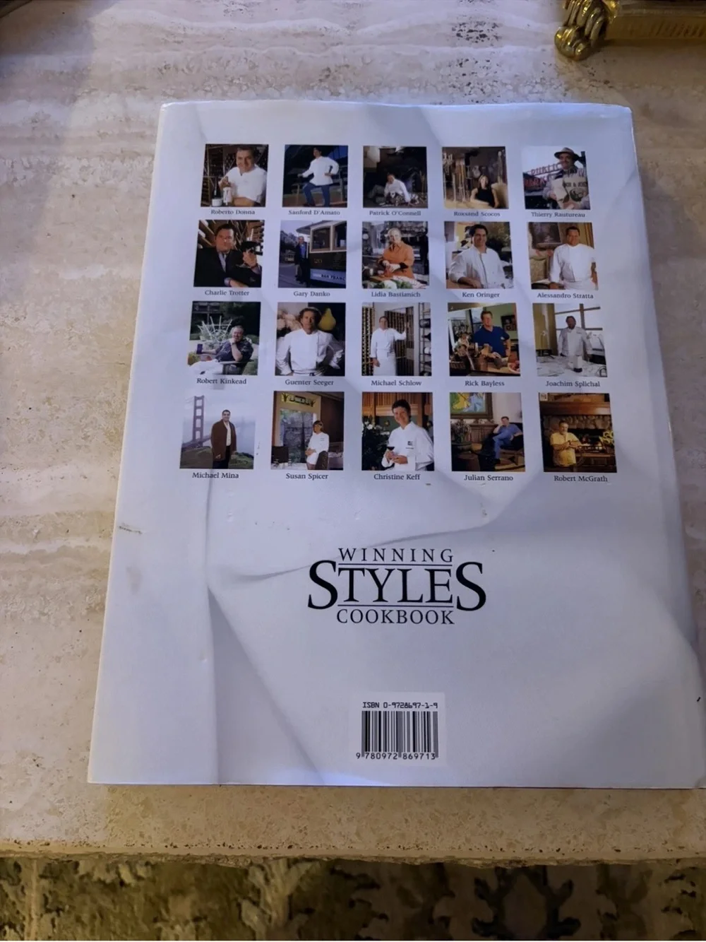 Winning Styles Cookbook — Recipes from 2004 James Beard Award Winners hardback